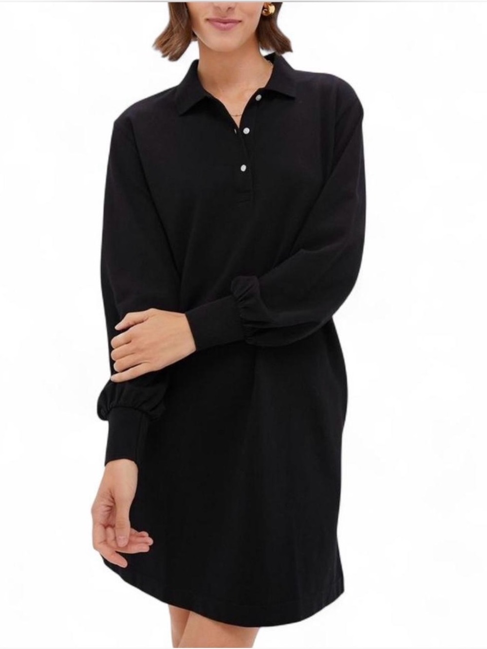 Tuckernuck‎ Black Pique Polo Dress XXXL NWT Pockets